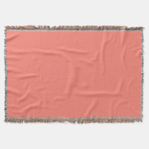Couverture saumonée de jet