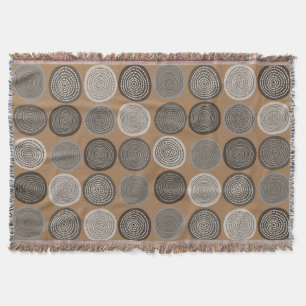 Couverture Scandinavian Circle Dots Mandala Pattern 3
