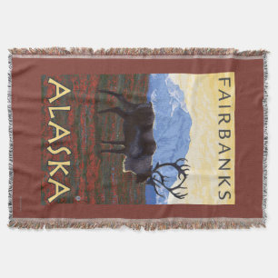 Couverture Scène de caribou - Fairbanks, Alaska