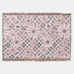 Couverture Seamless abstract moderne checkered plaid floral p