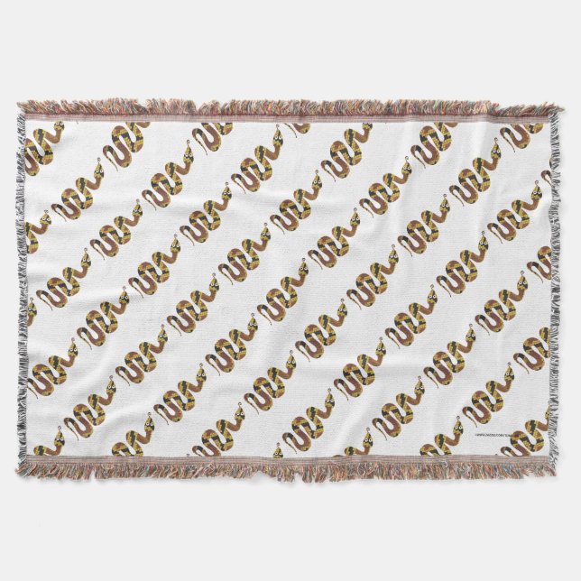 Couverture Serpent Brown et Silhouette Or (Devant)