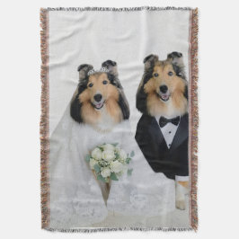 Couverture Sheltie Bride & Groom