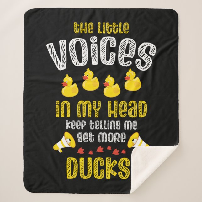 Couverture Sherpa 08.Rubber duck for a Duck Lovers (Devant)