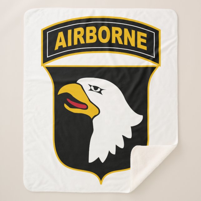 Couverture Sherpa 101e division aéroportée Vétéran militaire (Devant)