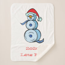 2020 Lets Roll Toilet Papier Snowman