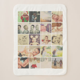 Couverture Sherpa 20 Collage photo personnalisé