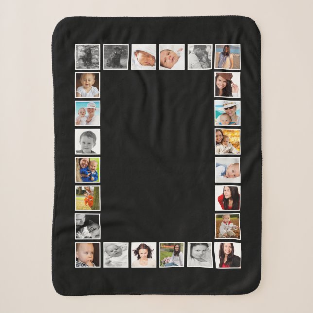 Couverture Sherpa 24 Photo do-it-yourself Collage Personnalisé (Devant)
