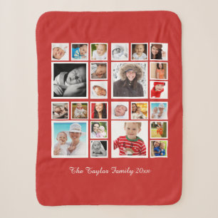 Couverture Sherpa 24 photos Collage photo Personnalisé