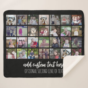Couverture Sherpa 28 Grille de collage photo - 2 Zones de texte - no