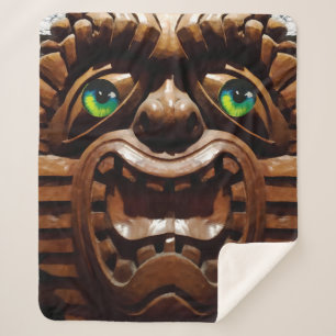 Couverture Sherpa A Tiki Terracé - Ken Gage Art