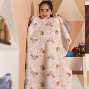 Couverture Sherpa Abby Cadabby & Elmo Motif de la forêt