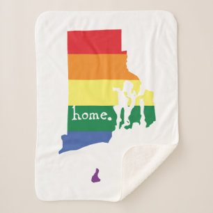 Couverture Sherpa Accueil Gay pride Rhode Island