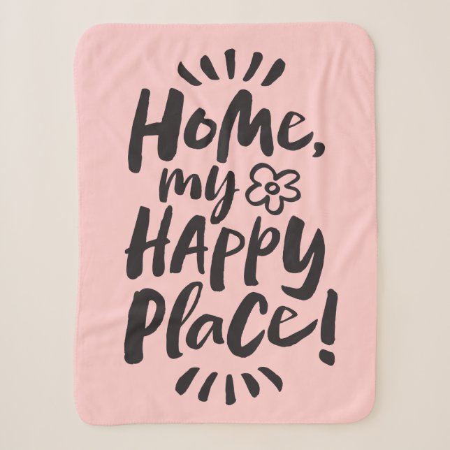 Couverture Sherpa ACCUEILLIR mon endroit heureux!  Abri en place - R (Devant)