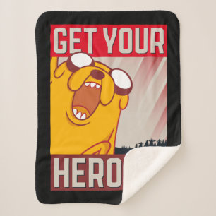 Couverture Sherpa Adventure Time   Jake "Get Your Hero On"