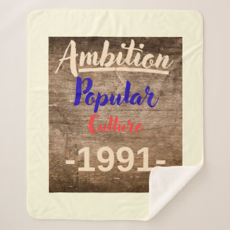 Couverture Sherpa Affiche brillante