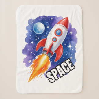 Couverture Sherpa Affiche d'aventure spatiale | L'aventure vous atte
