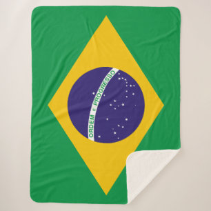 Couverture Sherpa Afficher vos couleurs - Brésil
