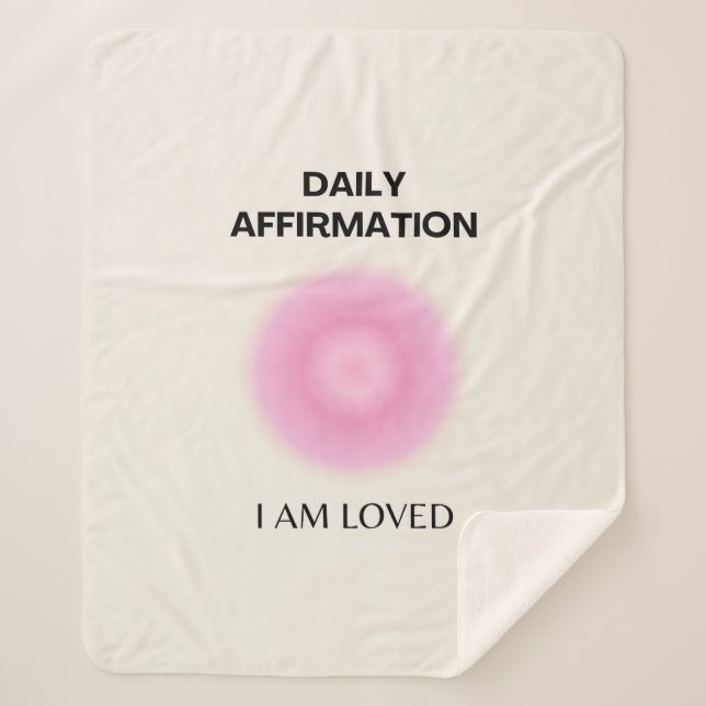 Couverture Sherpa Affirmation quotidienne, Affirmation positive, Spi (Devant)