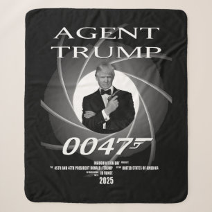 Couverture Sherpa Agent Président Donald Trump Jour d'investiture 47