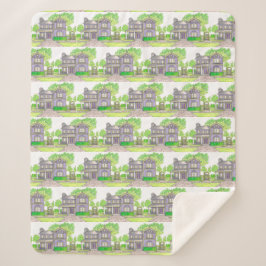 Couverture Sherpa Agritole pourpre Sherpa Blanket