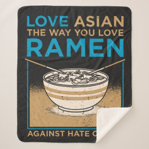 Couverture Sherpa Aimer Asiatique Comme Vous Aimez Ramen