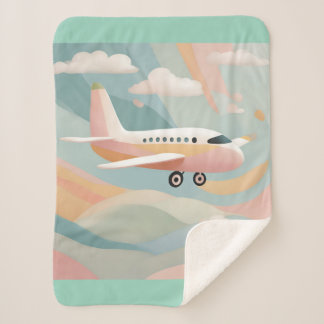Couverture Sherpa Airplane AI art