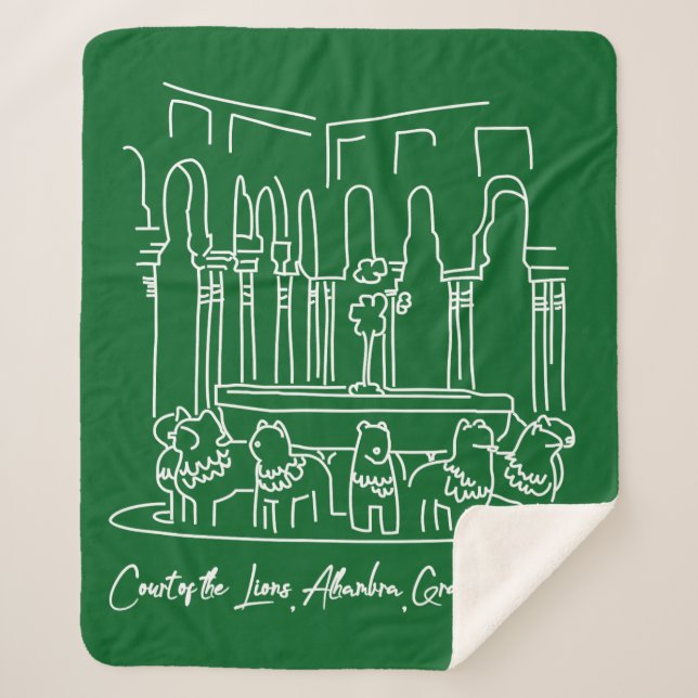 Couverture Sherpa Alhambra Court of the Lions 1 (Devant)