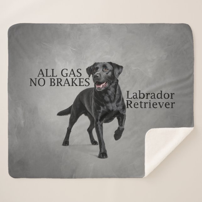 Couverture Sherpa All Gas No Brakes Black Lab (Devant (Horizontal))