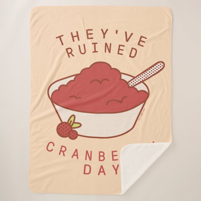 Couverture Sherpa AMIS™ | Ils ont ruiné Cranberry Day (Devant)