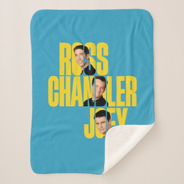 Couverture Sherpa AMIS™ | Ross, Chandler et Joey (Devant)