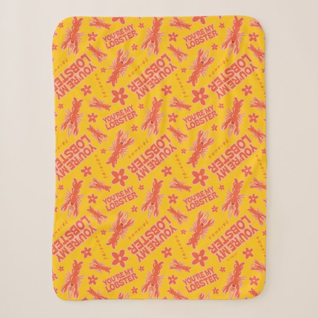 Couverture Sherpa AMIS™ | Vous êtes mon homard Motif vibrant (Devant)