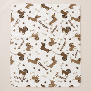 Couverture Sherpa Amour Pour Dachshund