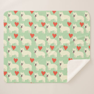 Couverture Sherpa Amoureux de Frenchie