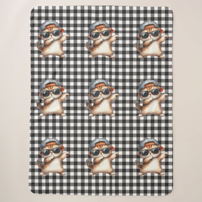 Couverture Sherpa Amoureux des chats Sherpa Blanket (Devant)