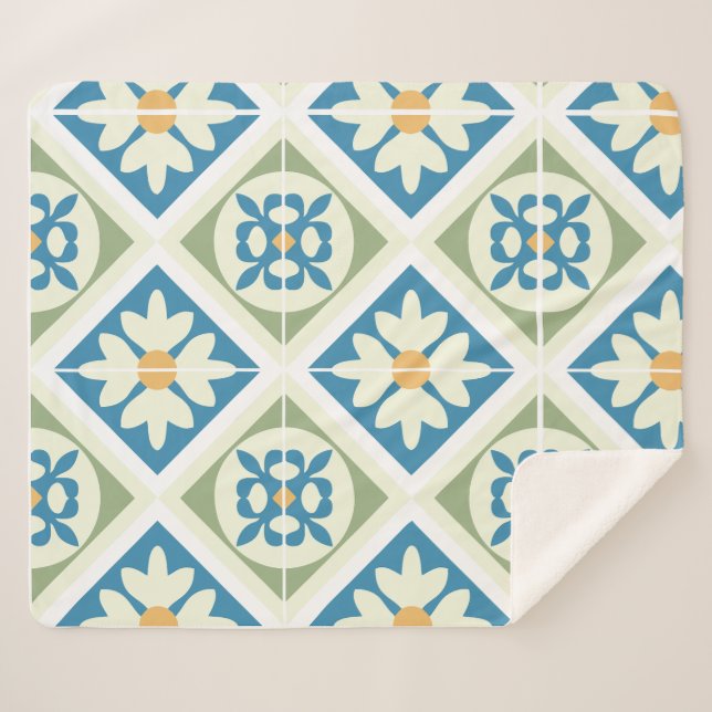 Couverture Sherpa Andalusian Tiles 13 (Devant (Horizontal))