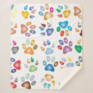 Couverture Sherpa Animal prismatique prismatique