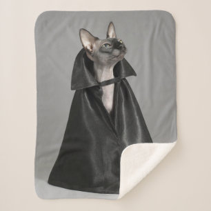 Couverture Sherpa Animaux de bébés cutest Chat sans poil Sphynx