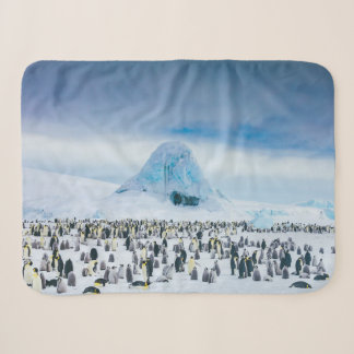 Couverture Sherpa Animaux de bébés cutest | Colonie de l'empereur Pe
