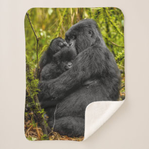 Couverture Sherpa Animaux de bébés cutest   Gorilla & bébé