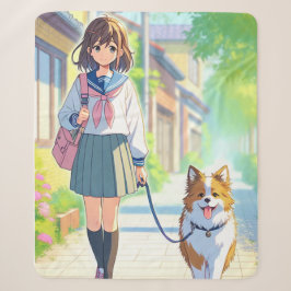 Couverture Sherpa Anime Girl Chien Walker