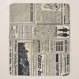 Couverture Sherpa Annonces de journaux allemands antiques 1917