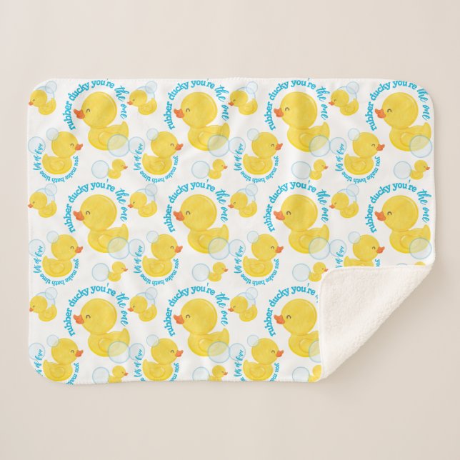 Couverture Sherpa Aquarelle Caoutchouc Vous êtes l'un (Devant (Horizontal))