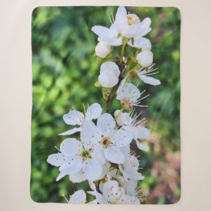 Couverture Sherpa Arbre en Fleur au Printemps Roumanie – Photographi