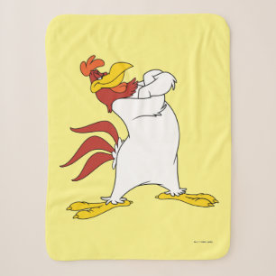 Couverture Sherpa Armoiries de Foghorn Leghorn franchies