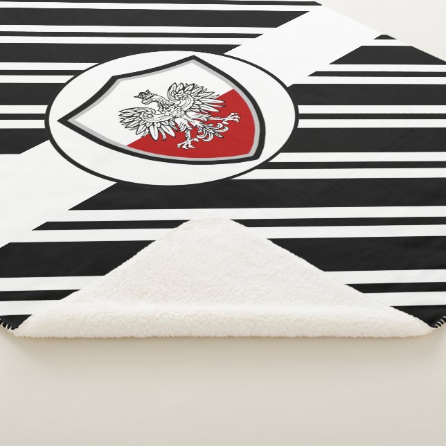 Couverture Sherpa Armoiries de la Pologne (3/4)