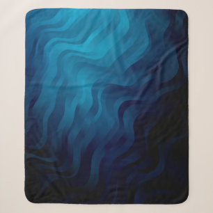 Couverture Sherpa Arrière - plan BLEU foncé avec lignes. Illustratio