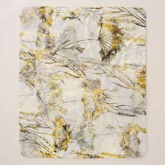 Couverture Sherpa arrière - plan d'aquarelle Abstraite : dandelion,