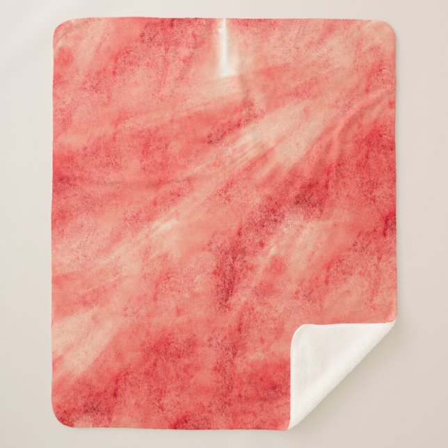 Couverture Sherpa arrière - plan d'art texture abstraite aquarelle  (Devant)