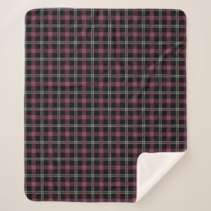 Couverture Sherpa Arrière - plan de déco blanc blanc violet