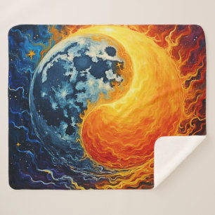 Couverture Sherpa Art Celestial Yin Yang